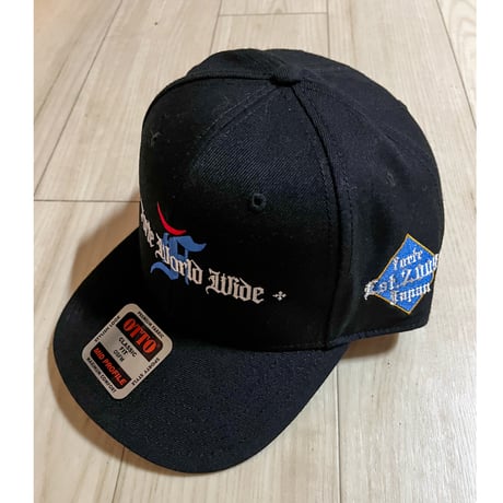 【サンプル品】forte Side Patch Mid CAP(Black)【一個限定】