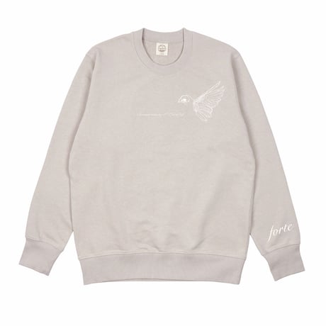 forte × Alice Korotaeva Organic Cotton Crew Neck Sweat(4Color)