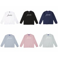forte Big Logo Organic Cotton L/S T-Shirts(6Color)