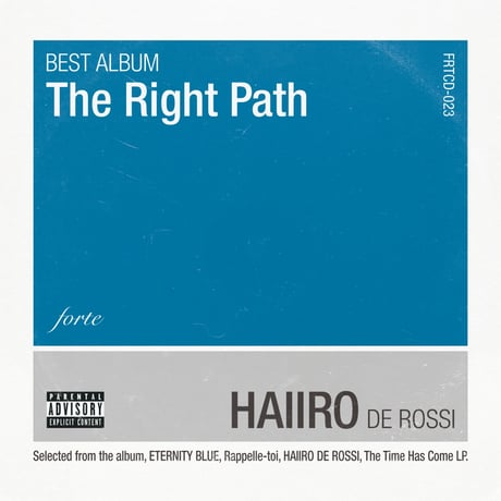 【再入荷】HAIIRO DE ROSSI-BEST ALBUM The Right Path(CD)
