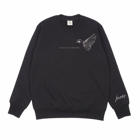 forte × Alice Korotaeva Organic Cotton Crew Neck Sweat(4Color)