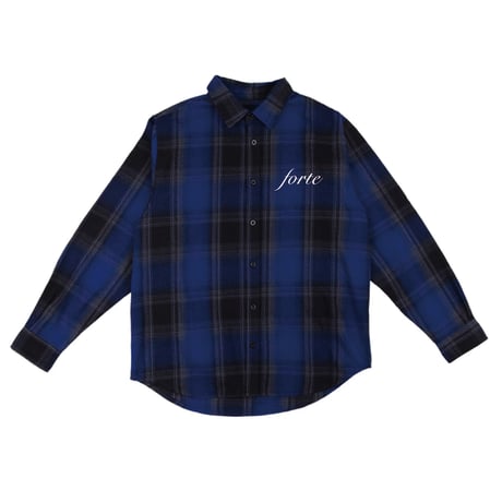 forte Official Logo embroidery フランネルシャツ(4color)Shakawear
