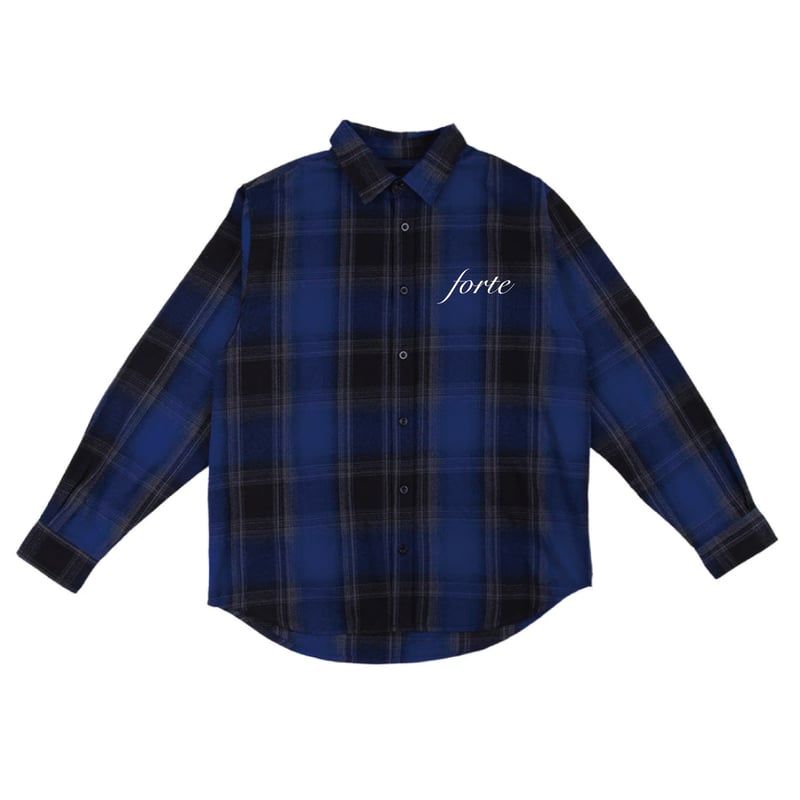 forte Official Logo embroidery フランネルシャツ(4color)