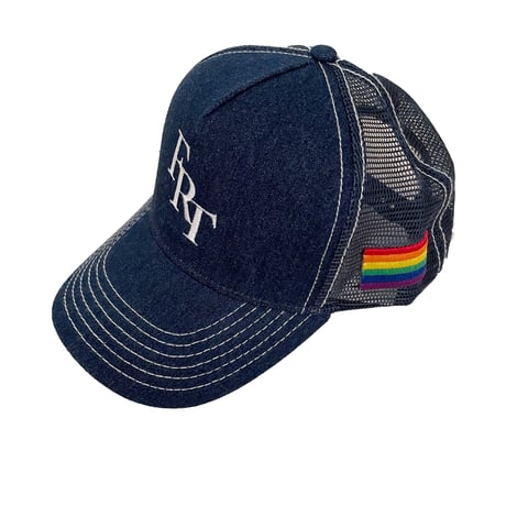 FRT Rainbow Flag Trucker CAP(Denim)