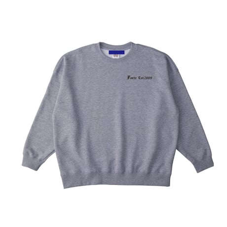 forte Old English Logo Embroidery Oversized Sweat