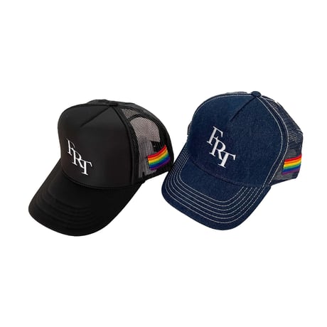 FRT Rainbow Flag Trucker CAP(Denim)