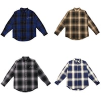 forte Official Logo embroidery フランネルシャツ(4color)Shakawear