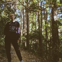 forte×Alice Korotaeva Unisex Pullover Organic Hoody(Navy)裏起毛←UK