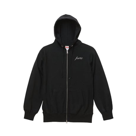 forte Embroidery Logo Heavy Weight Full Zip Hoodie(2Color)