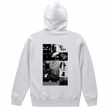 forte HAIIRO DE ROSSI"Legacy"Full Zip Hoodie(Black/White)裏パイル