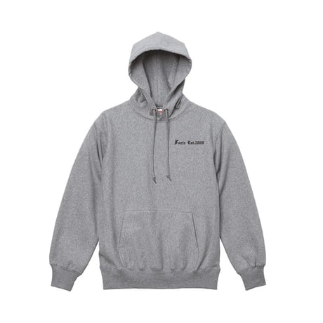 forte Old English Logo Embroidery Heavy Weight Hoodie