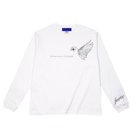 forte × Alice Korotaeva Organic Cotton L/S T-Shirts(6Color)