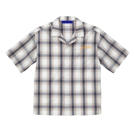 forte Official Embroidery オープンカラーシャツ(3Colors)