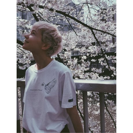 forte × Alice Korotaeva 2nd Collection Organic Cotton T-Shirts(Natural White)