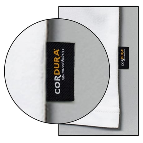 forte CORDURA Fabric Embroidery T-Shirts(Black/White)