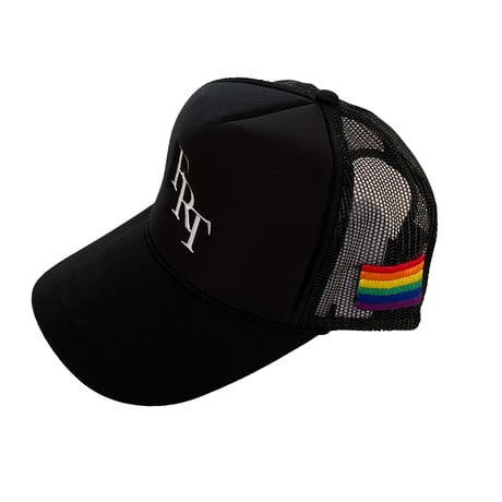FRT Rainbow Flag Trucker CAP(Black)