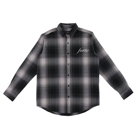 forte Official Logo embroidery フランネルシャツ(4color)Shakawear