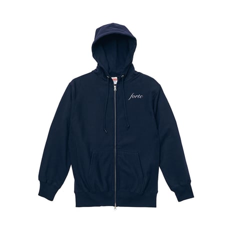 forte Embroidery Logo Heavy Weight Full Zip Hoodie(2Color)