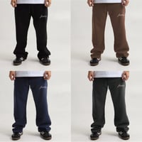 forte Official Logo Embroidery Baggy Sweat Pants(4Color)