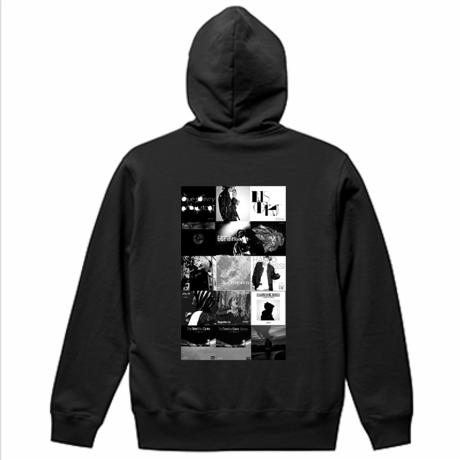 forte HAIIRO DE ROSSI"Legacy"Full Zip Hoodie(Black/White)裏パイル