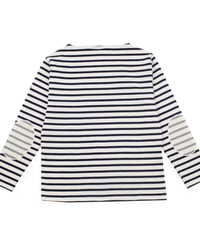 SAINT JAMES 　セントジェームス　ウエッソン　エルボーパッチ　 ECRU/MARINE(ECRU/GRIS)
