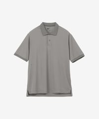 ニュートラルワーク　NEUTRALWORKS　ハヤチ ショートスリーブポロ（ユニセックス）モッキンググレーカラー