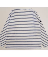 SAINT  JAMES    セントジェーム　ウエッソンルーズ  長袖ドロップショルダー ( ネイジ×デニム）OUESSANT LOOSE