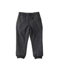 グラミチ　Gramicci   キッズ　BONDING KNIT FLEECE   RIB PANTS   ボンディングニットフリースリブパンツ（ヘザーチャコール　カラー）
