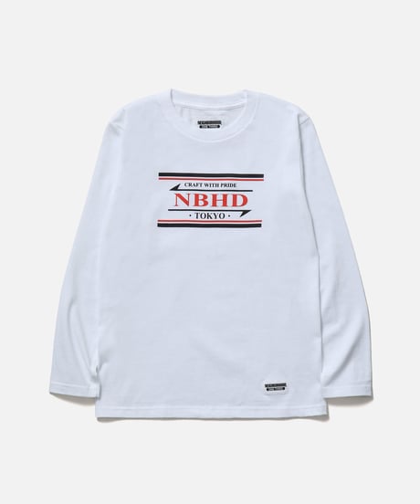 ネイバーフッド　neighborhoodONE THIRD(KIDS)   OT . TEE LS-5（ ホワイトカラー ）