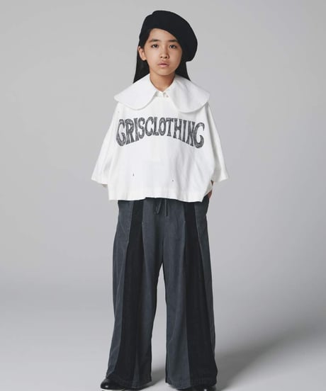 GRIS   グリ　Two tack wide denim　（ブラックカラー  )
