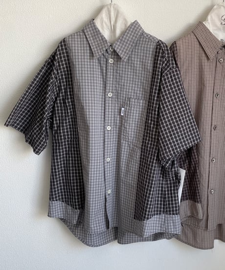 GRIS  Separate S/S Big Shirt  (  GRAY MIX カラー）gris