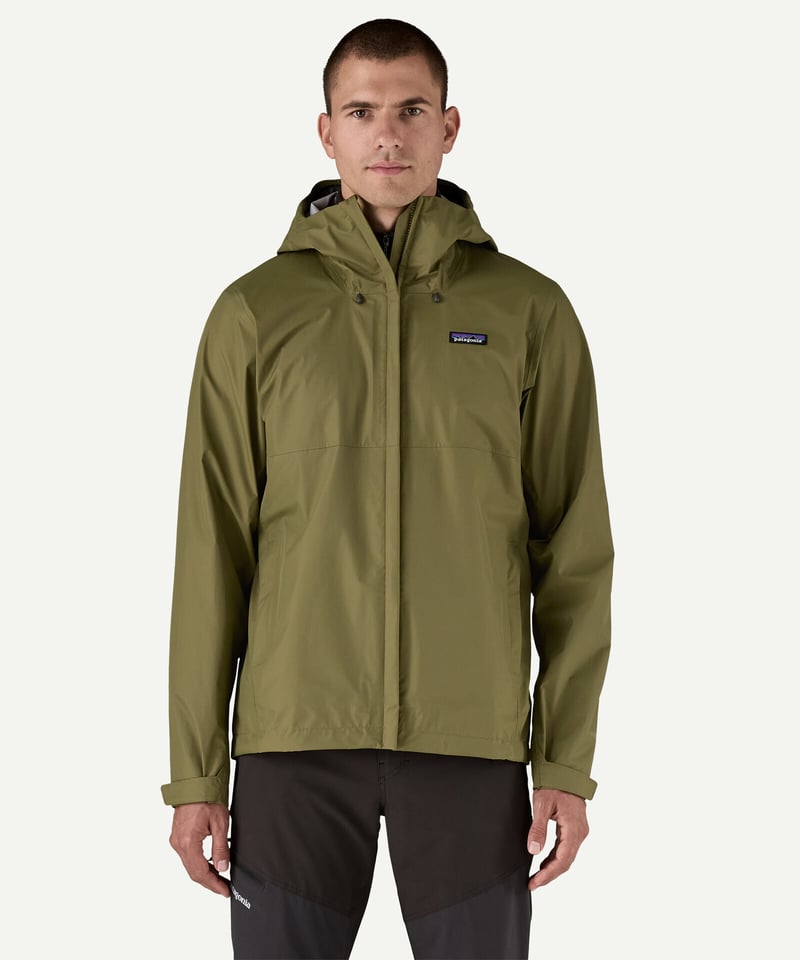 Patagonia トレントシェル　モスグリーン　サイズS メンズ・トレントシェル 3L・レイン・ジャケット - パタゴニア