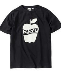 カブー  KAVU    メンズ   アップル Tシャツ  ( ブラック カラー）