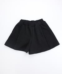 マルーク   小花ニットキルトキュロット　(  ブラック  )   maarook