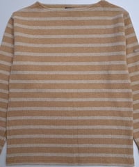 SAINT  JAMES  圧縮ウールボーダーニット  (   BEIGE SABLEカラー  )  セントジェームス