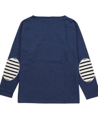 SAINT JAMES   ウェッソン　エルボーパッチ  (  INDIGO(ECRU/MARINE) )  セントジェームス