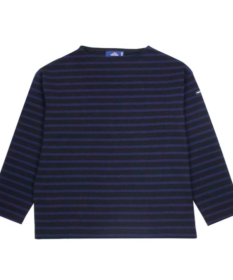 SAINT  JAMES    セントジェームス ウエッソンルーズ　 長袖　ドロップショルダー ( NOIR/NAVY）OUESSANT LOOSE