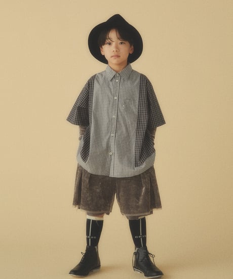 GRIS  Separate S/S Big Shirt  (  GRAY MIX カラー）gris