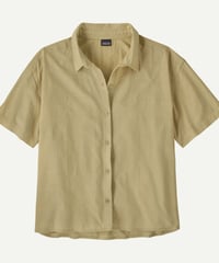 パタゴニア  ウィメンズ・ライトウェイト・A/C シャツ  (  Windowpane Dobby: Weathered Stone カラー) patagonia