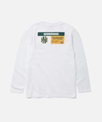ネイバーフッド　ワンサード　NEIGHBORHOOD ONE THIRD   TEE LS    (  ホワイトカラー )