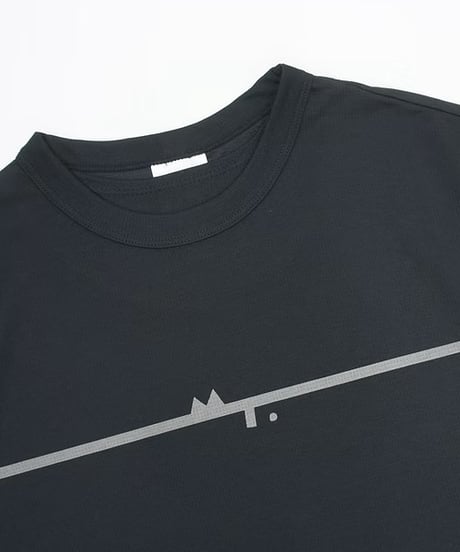 マウンテン　MOUNTEN　reflect line cool T　（ブラックカラー）mounten