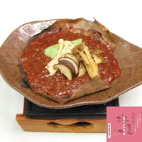 【ご馳走の料理番】椿屋の野菜朴葉みそ