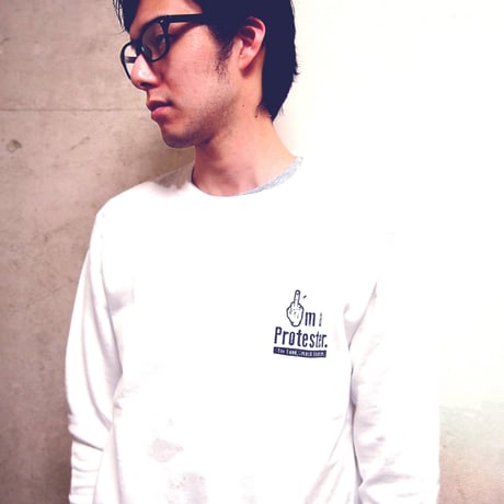 "I'm protester"sweat White