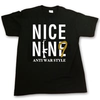憲法9条“NICE NINE”Tee(Black×Gold/White)