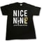憲法9条“NICE NINE”Tee(Black×Gold/White)