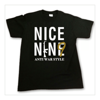 【受注販売商品】憲法9条“NICE NINE”Tee(Black×Gold/White)※6/4まで