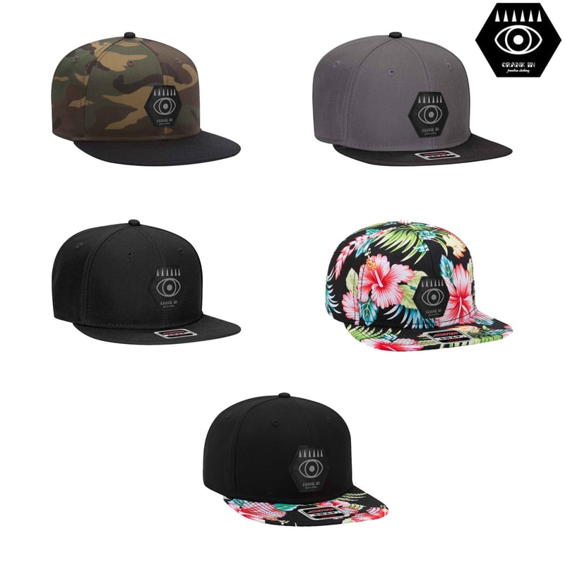 フラットバイザーキャップ | CRANK IN frontline clothing