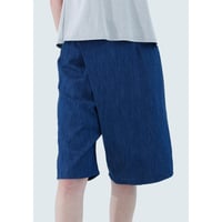 Asymmetrical denim pants