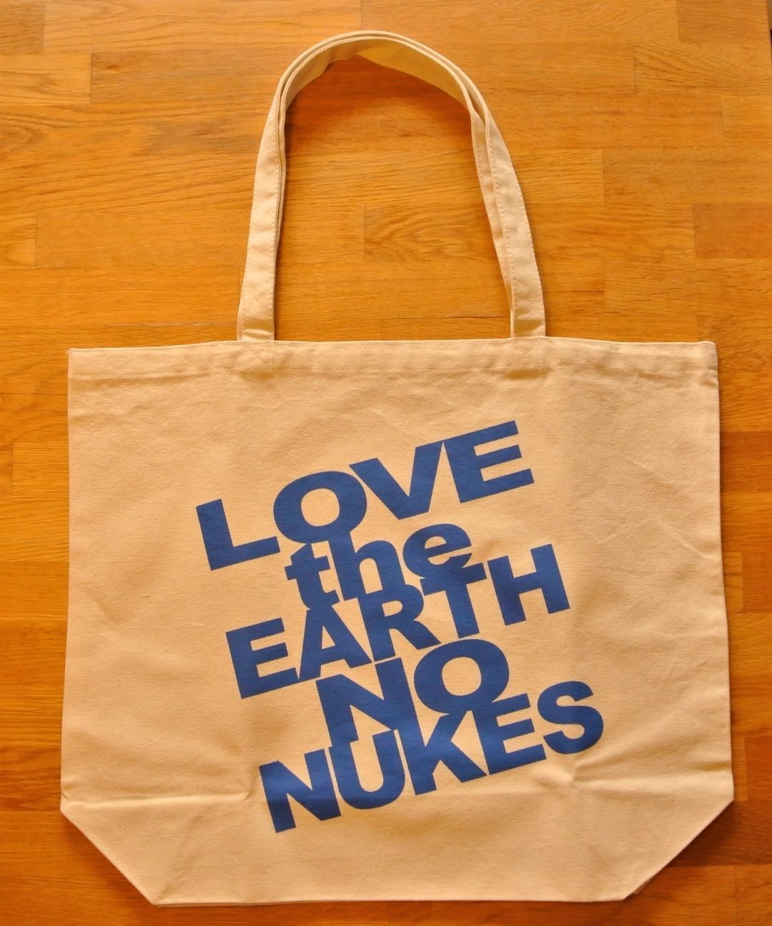 LOVE the EARTH NO NUKES キャンバストートバッグ | Team LINK
