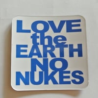 LOVE the EARTH NO NUKES マグネット